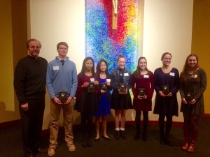 Seven seniors received Hands of Christ Award