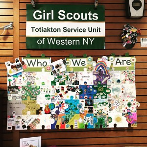 Girl Scouting on Display at Mendon Library