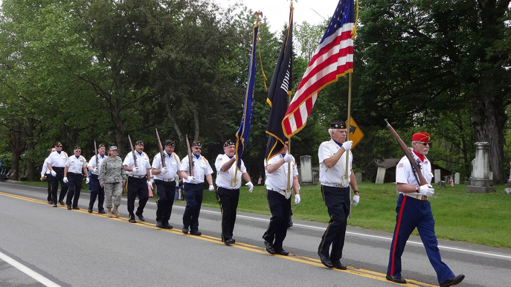 Falls Post 664 Legion marches in Memorial Day parades Mendon Honeoye