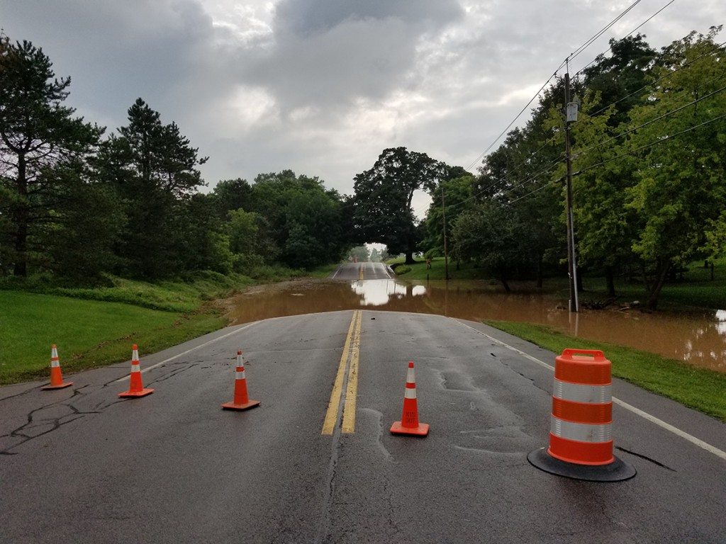 Rain floods Route 251...Again