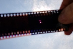 Solar eclipse captured