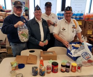 Honeoye Falls-Mendon Legion Post #664 collects food for area cupboards
