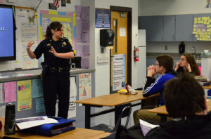 Monroe County Sheriff Deputy makes a big impact on domestic violence education at Wheatland-Chili