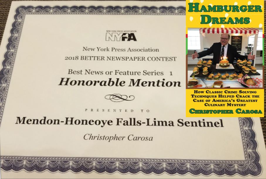 New York Press Association Again Recognizes Sentinel For Writing