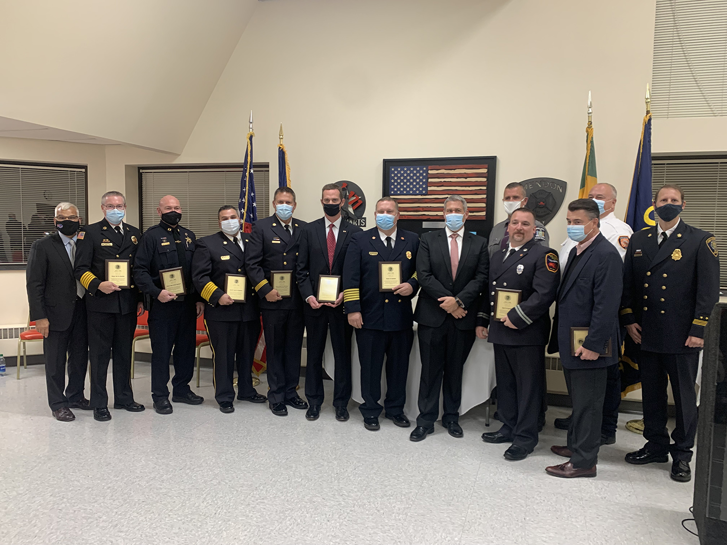 Helicopter crash ceremony honorees