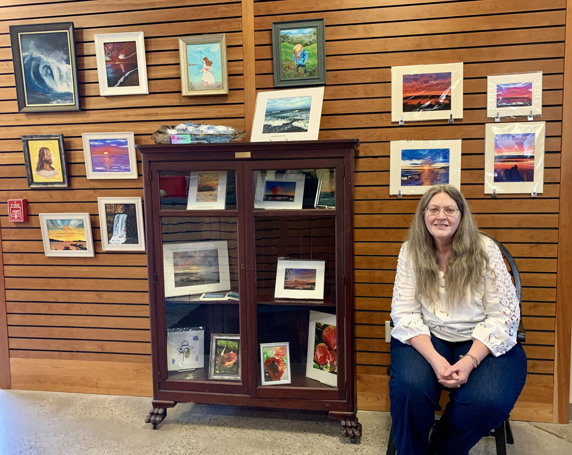 Cathy Stewart Displays Works At Mendon Public Library