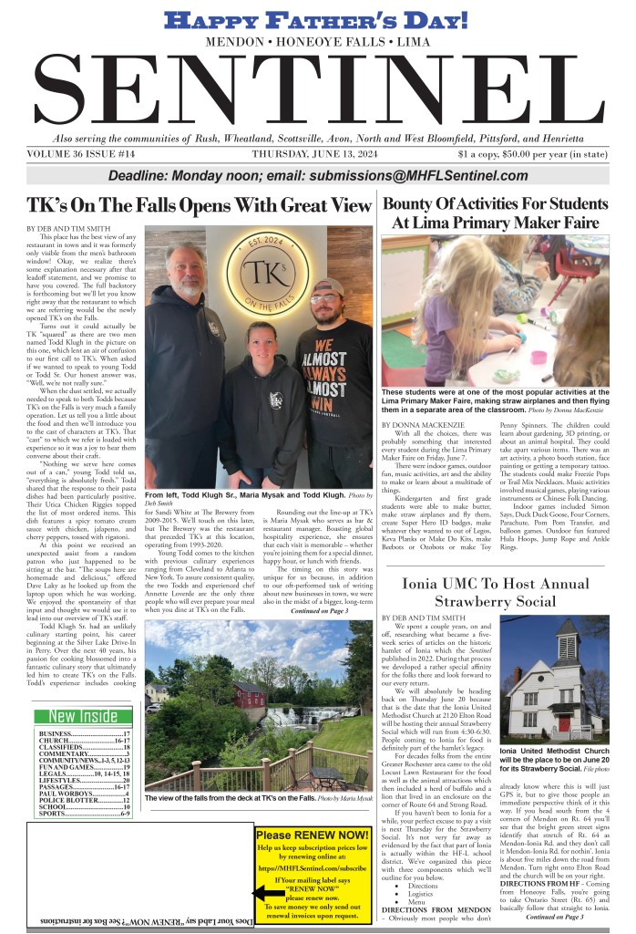 June 13, 2024 Issue of The Sentinel