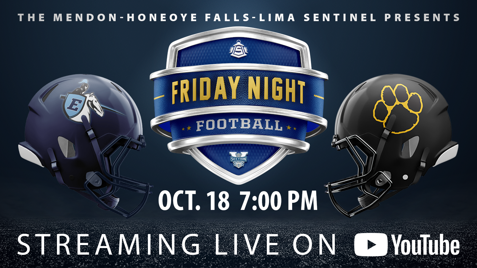 Friday Night Football Is Live Again On The Sentinel This Friday, October 18