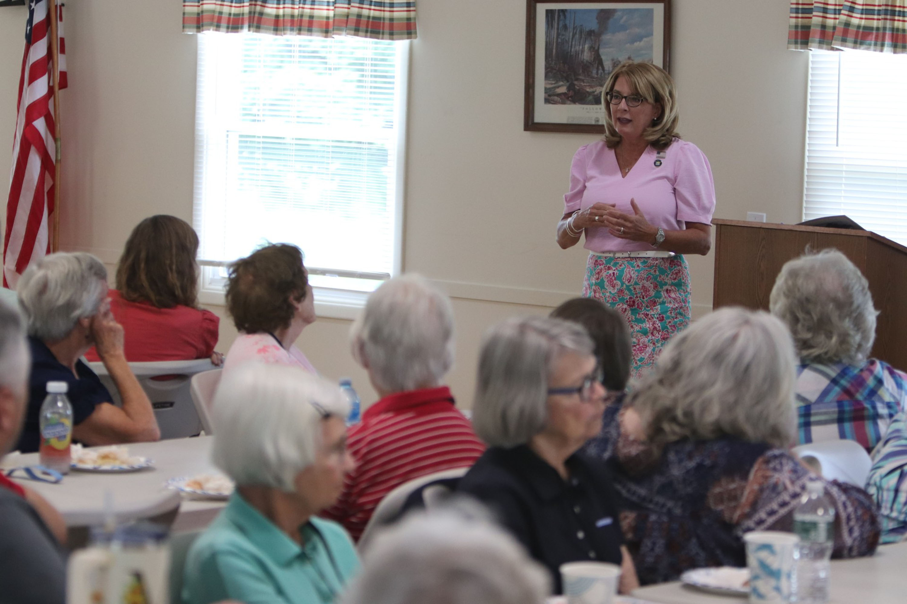 NY State Senator Pam Helming Discusses Cost of Living And Affordability With Honeoye Falls-Mendon Senior Citizens