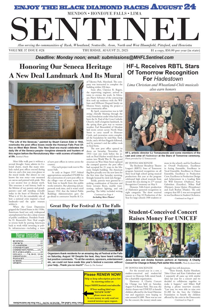 August 21, 2025 Issue of The Sentinel
