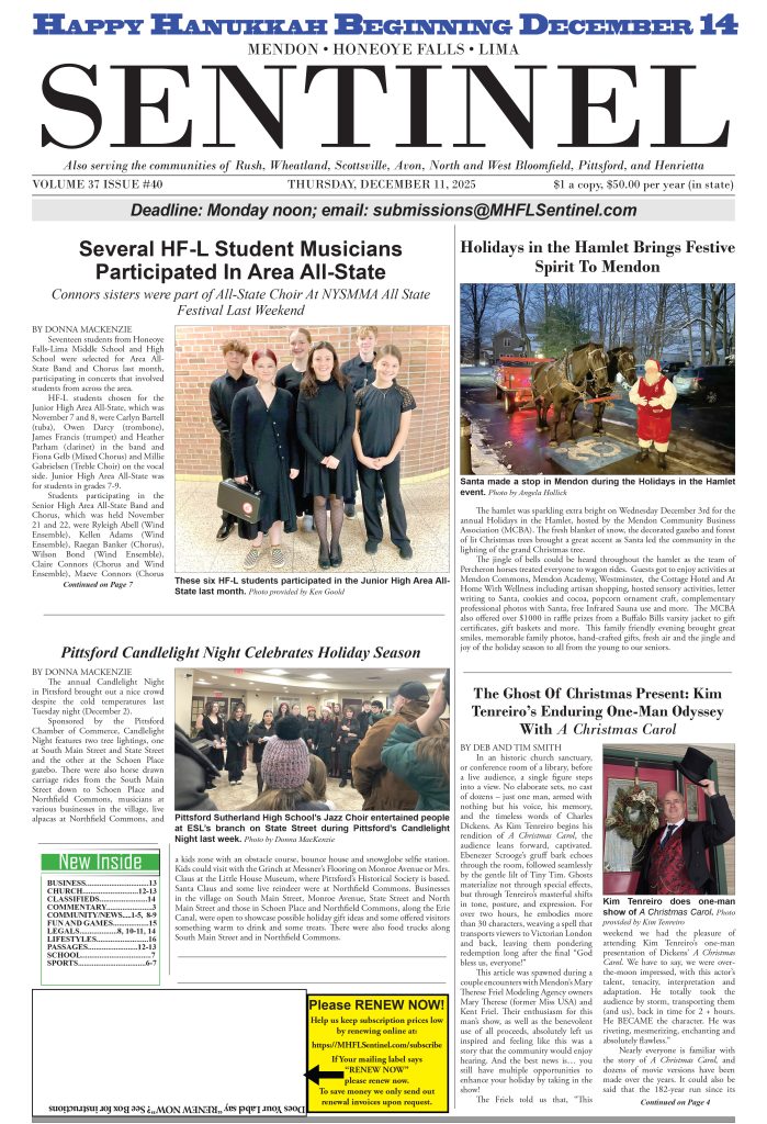 December 11, 2025 Issue of The Sentinel