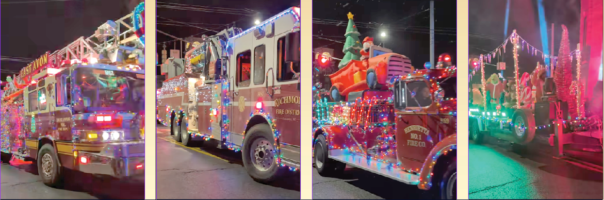 HFFD Annual Christmas Parade Lights Up Honeoye Falls