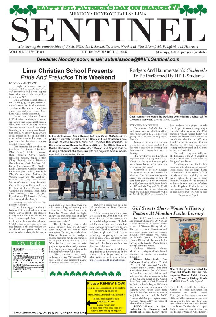 March 12, 2026 Issue of The Sentinel