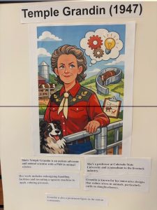 Girl Scouts Share Women’s History Posters At Mendon Public Library