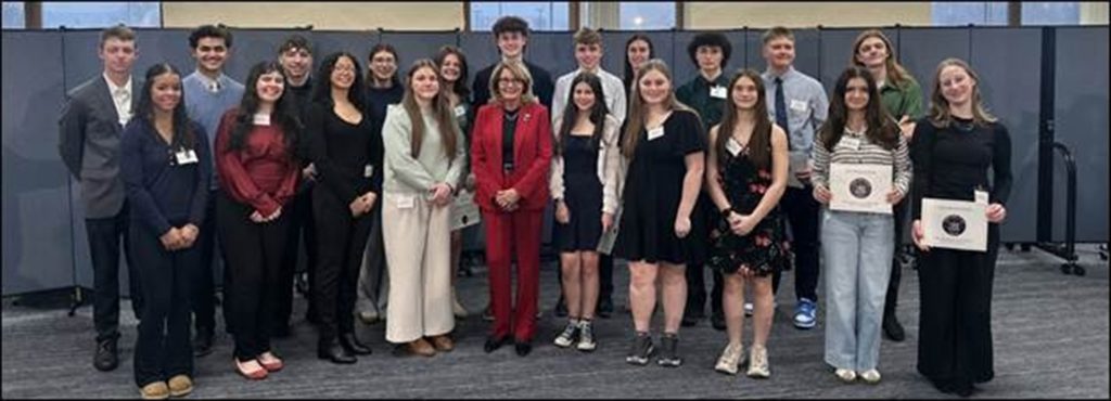 NY State Senator Pam Helming Celebrates Student Leaders, Including an HF-L Student, Making a Difference Across the 54th District
