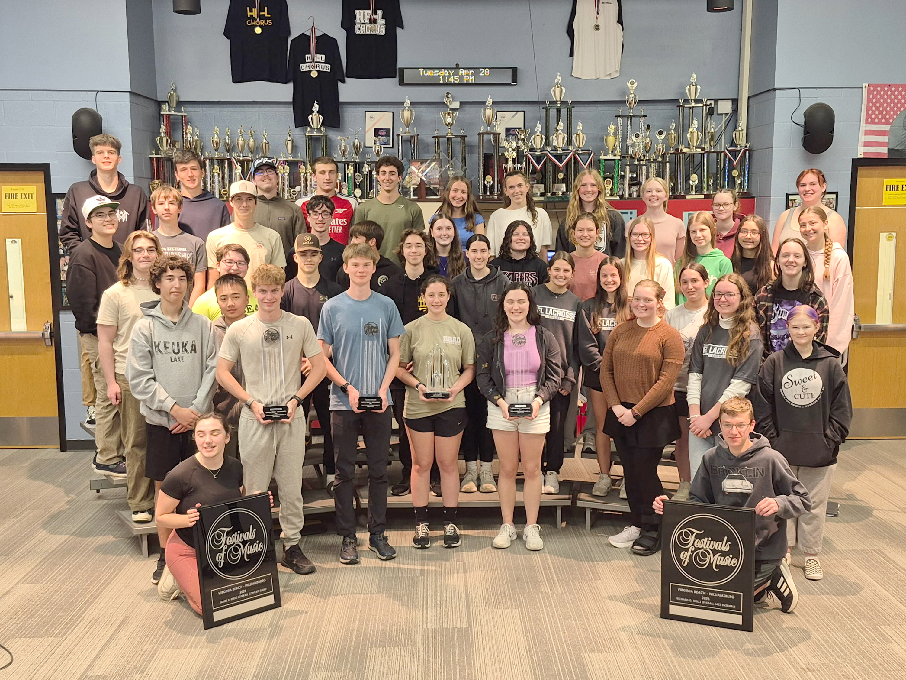 HF-L High School Instrumental Groups Earn High Honors At Music Festival