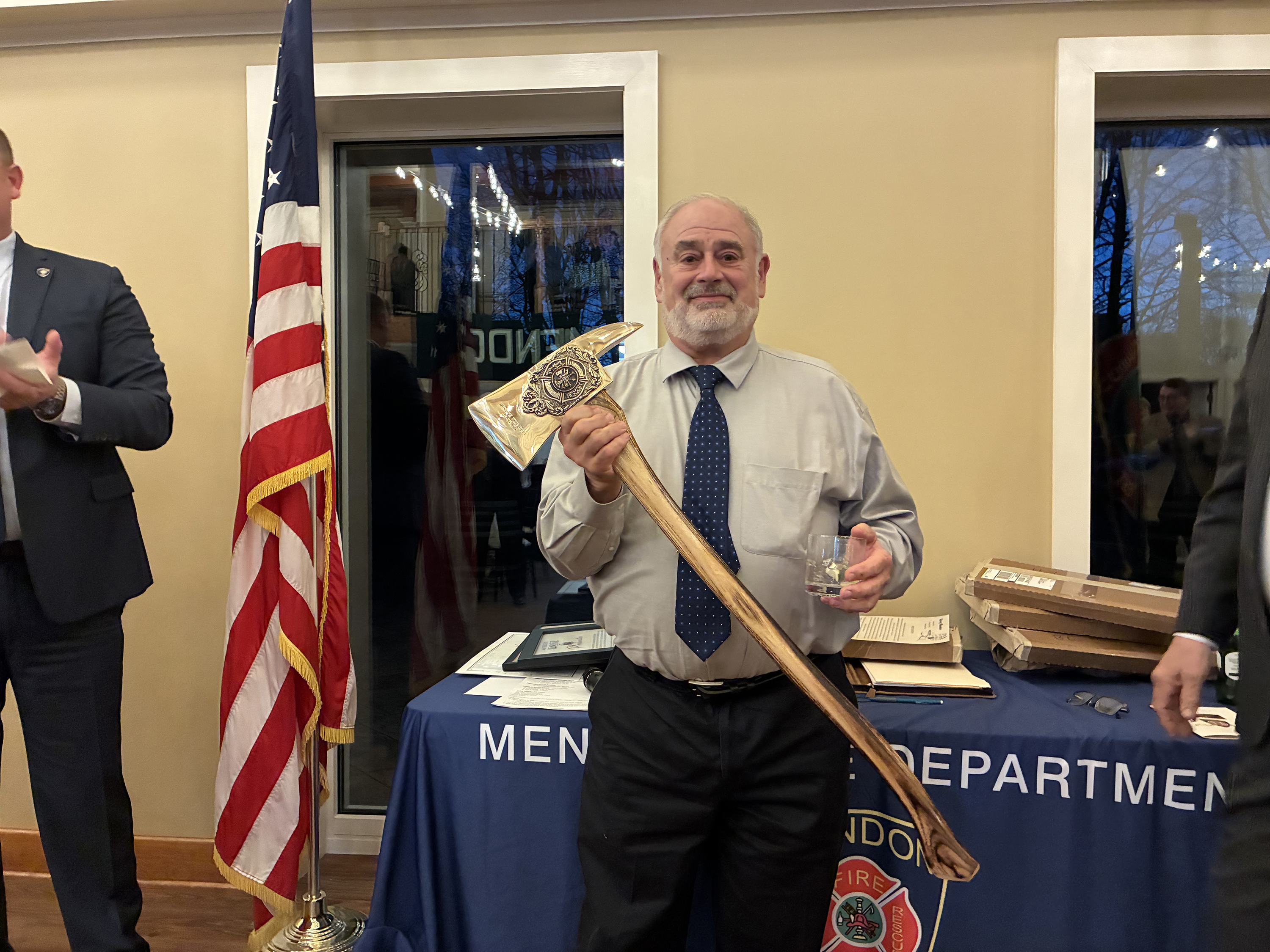 John Shipe Honored For 50 Years At Mendon Fire Department Banquet