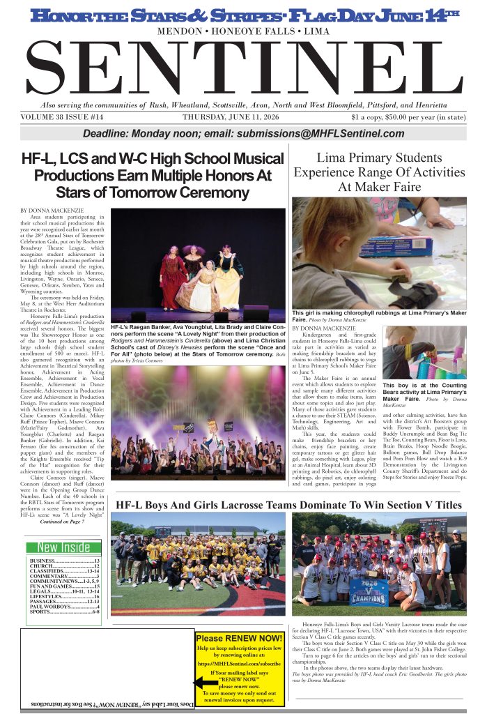 June 11, 2026 Issue of The Sentinel