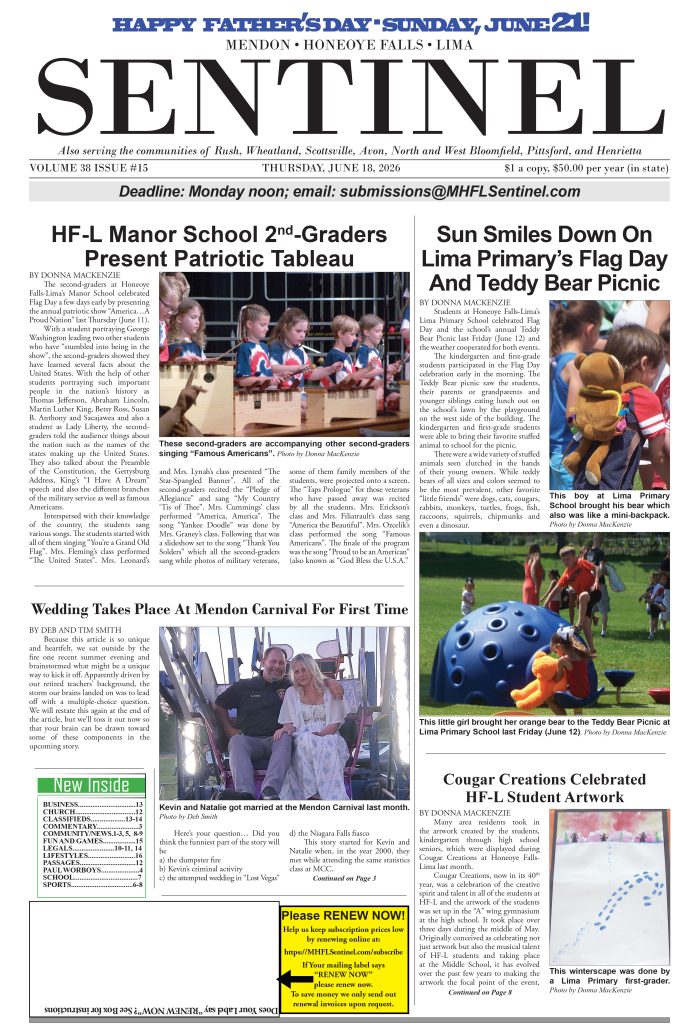 June 18, 2026 Issue of The Sentinel
