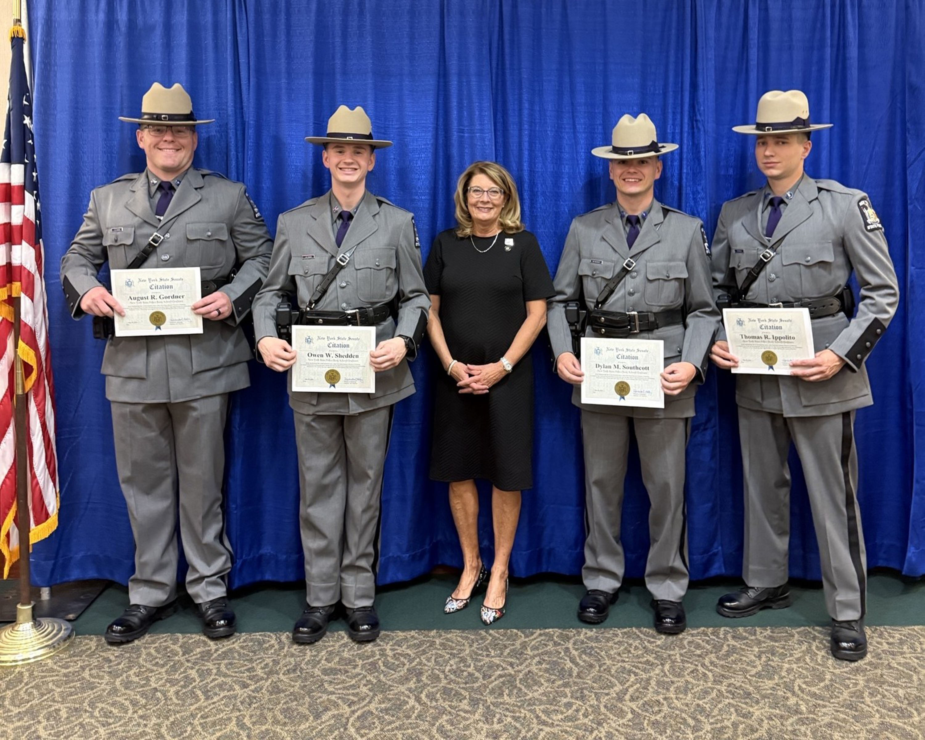 NY State Senator Helming Recognizes New York State Police Academy Graduates
