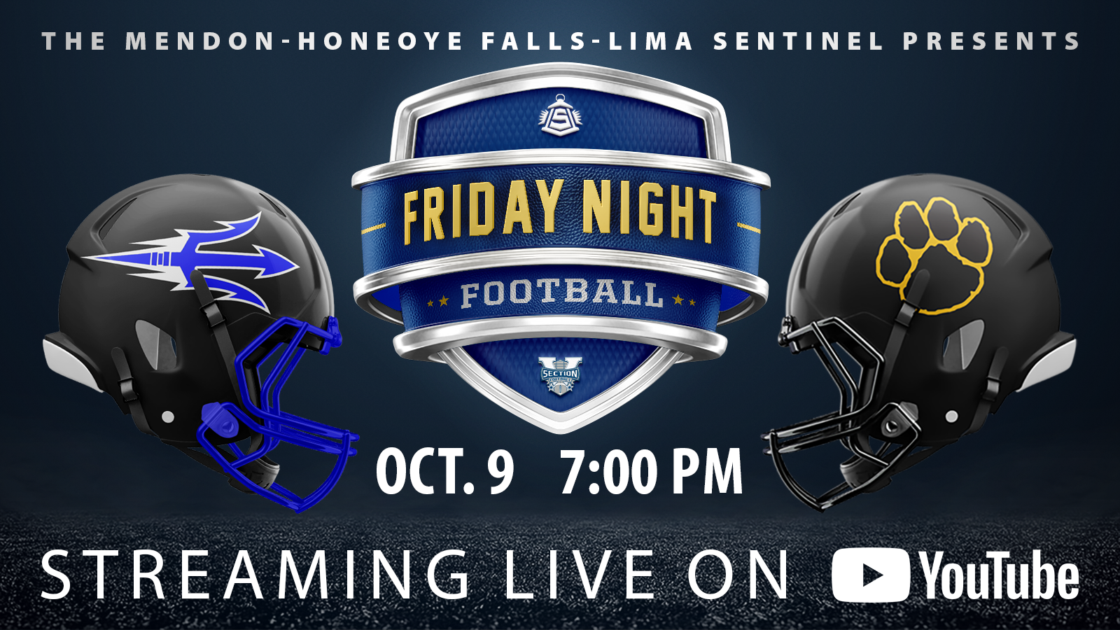 Friday Night Football Is Live Again On The Sentinel This Friday, October 9